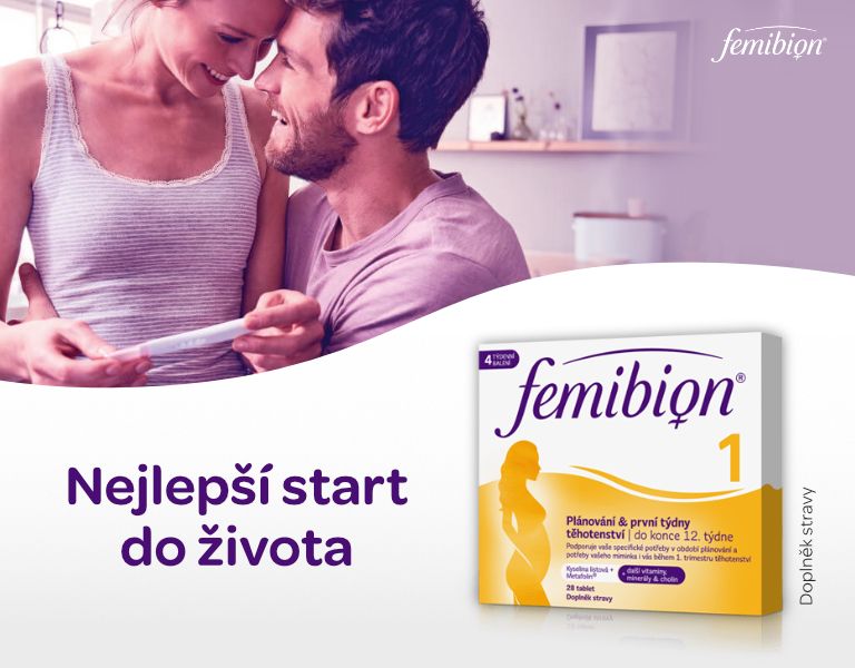 femibion těhotenství, Femibion 1 Plánování a 1.trimestr 28 tablet