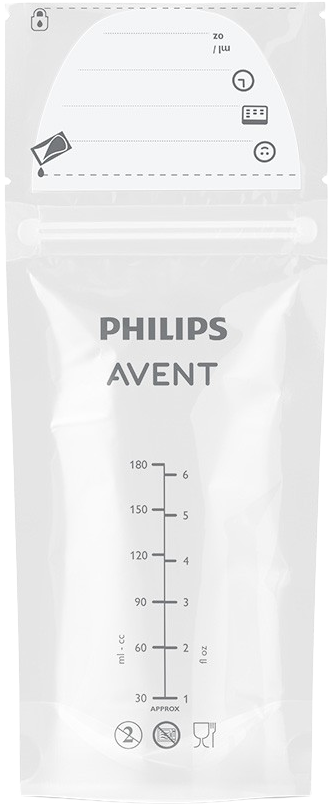 Philips Avent Sáčky na mateřské mléko 180 ml, 25 ks