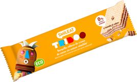 Smileat BIO celozrnná oplatka s kakaovou náplní s agáve 30 g