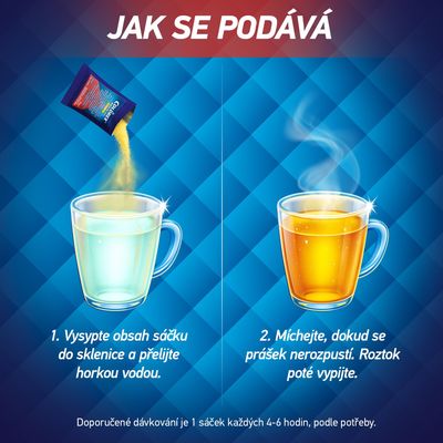 Coldrex MAXGrip Citron horký nápoj 10 sáčků