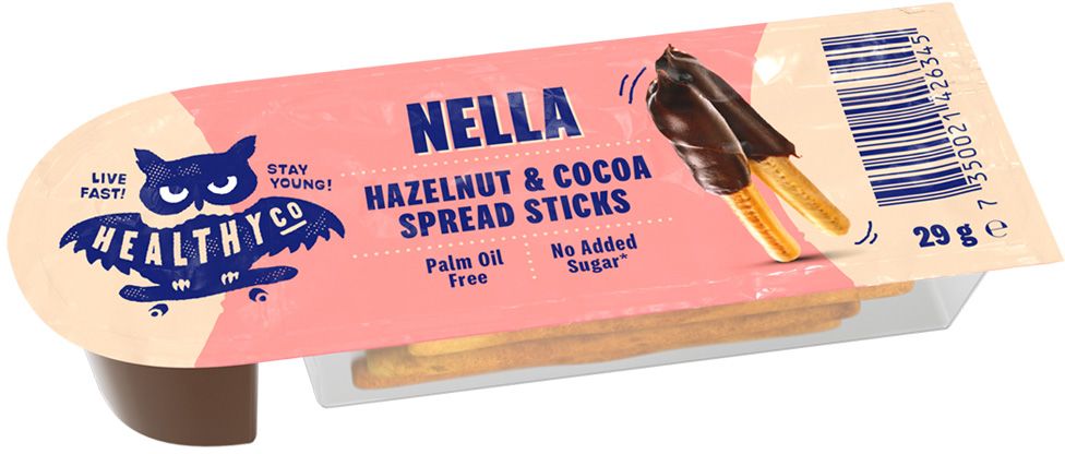 HealthyCO Nella hazelnut cocoa spread sticks 29 g
