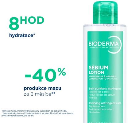 Bioderma Sébium Lotion hydratační booster pro mastnou pleť 200 ml