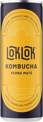 Loklok Kombucha Yerba Maté plech 330 ml