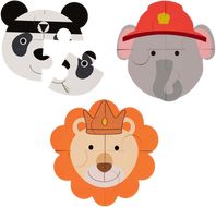 Bo Jungle Pěnové puzzle B-Animal Panda/Elephant/Lion 3 ks