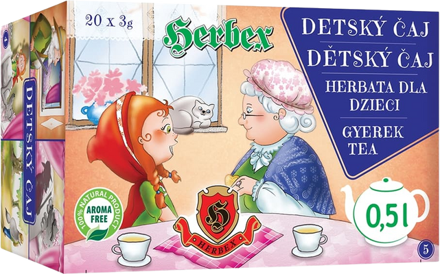 Herbex Dětský čaj pohádkový sáčky 20 x 3 g