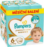 Pampers Premium Care Vel. 6, 13kg-18kg, 128 ks