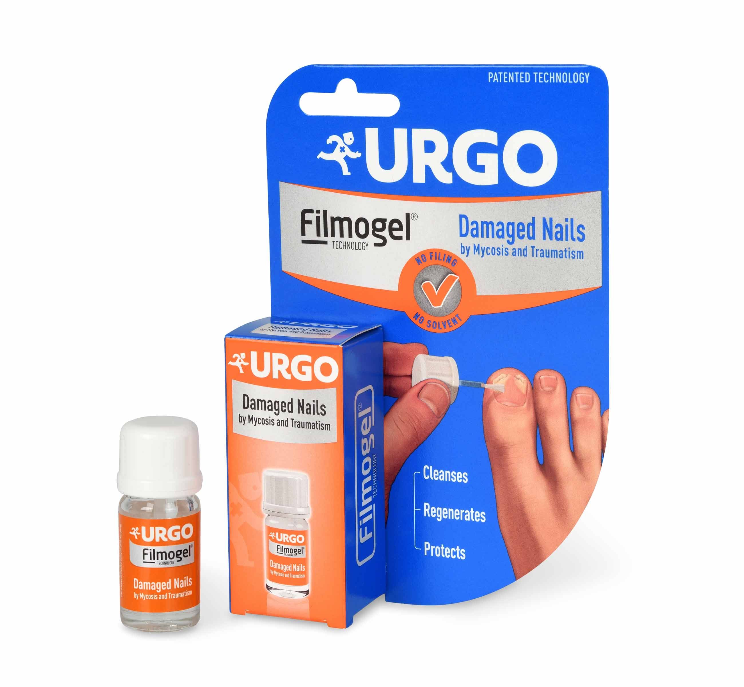 URGO Filmogel, gel, poškozené nehty, zdravé nehty