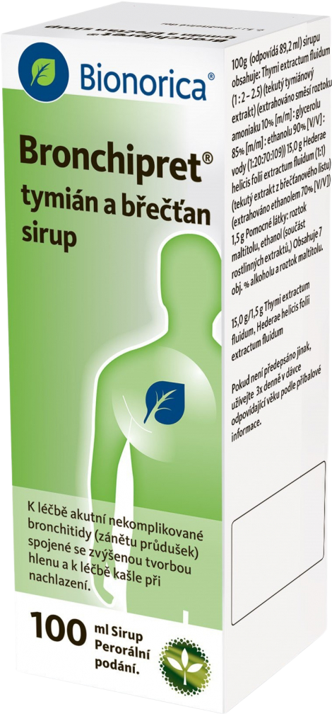 Bronchipret Tymián a Břečťan sirup 100 ml