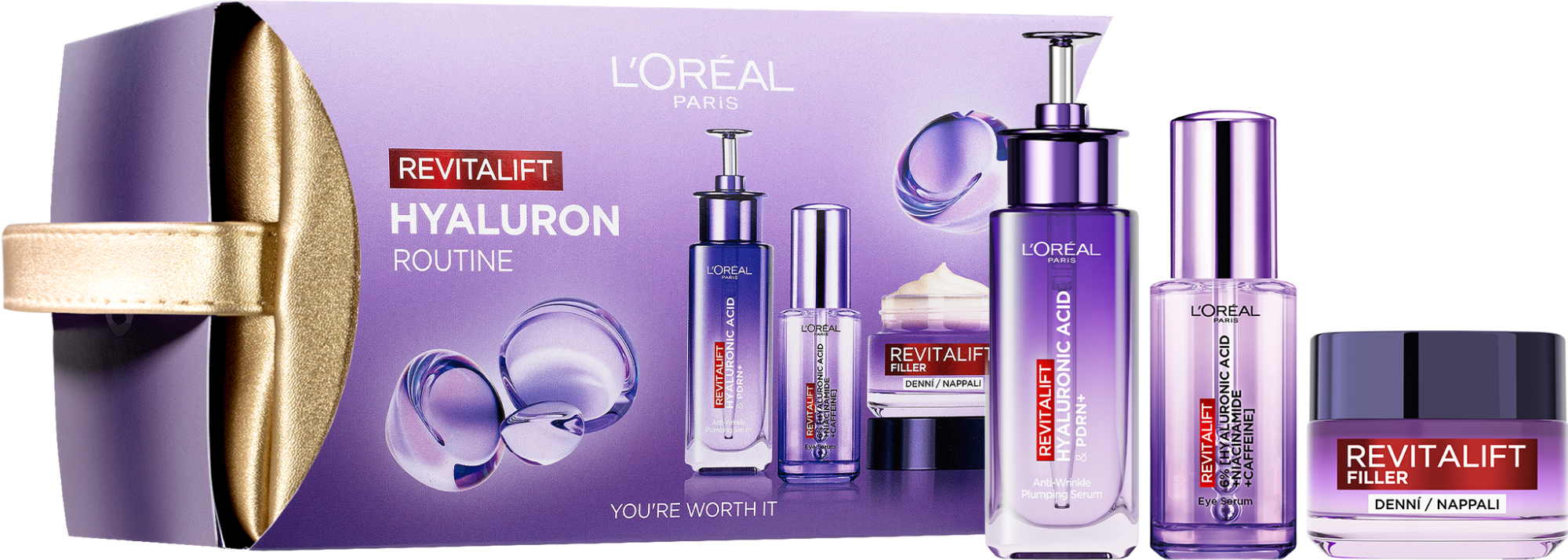 L'Oréal Paris OAP RVTL FILLER + pouch BOX 15 XM26