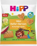 HiPP BIO Ovocno-obilná srdíčka máslové sušenky-Vanilka 40 g