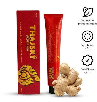 Thai Cream Thai Hot Cream Pure Hřejivý masážní krém 100 g