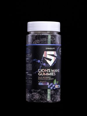 Swaglift Lion´s mane gummies s příchutí borůvky 60 ks