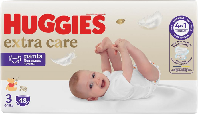 Huggies® Huggies Extra care pants - 3 48 ks