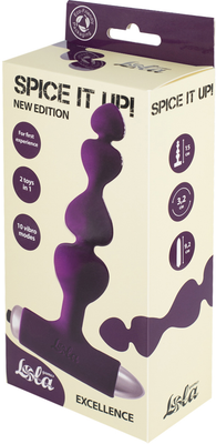 Lola Games Vibrační anální kolík Spice It Up New Edition Excellence Ultraviolet