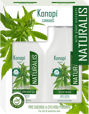 Naturalis Dárková kazeta Cannabis 2 x 350 ml