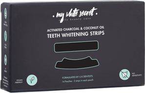 My White Secret Bělící pásky na zuby s aktivním uhlím 14 ks