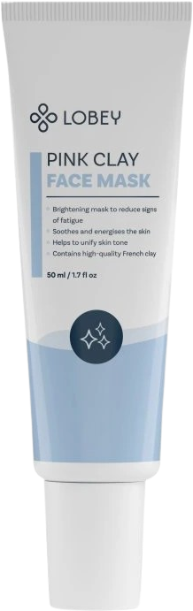 Lobey Pleťová maska s růžovým jílem 50 ml