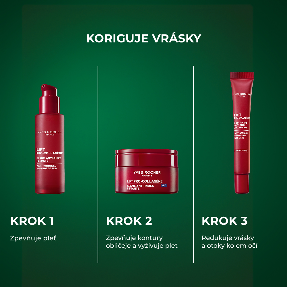 Yves Rocher Noční vyhlazující krém proti vráskám 50 ml