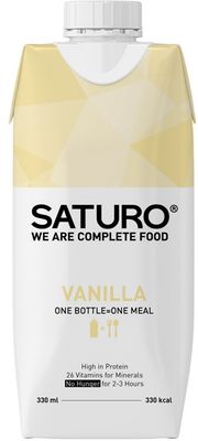 Saturo Vanilla 330 ml