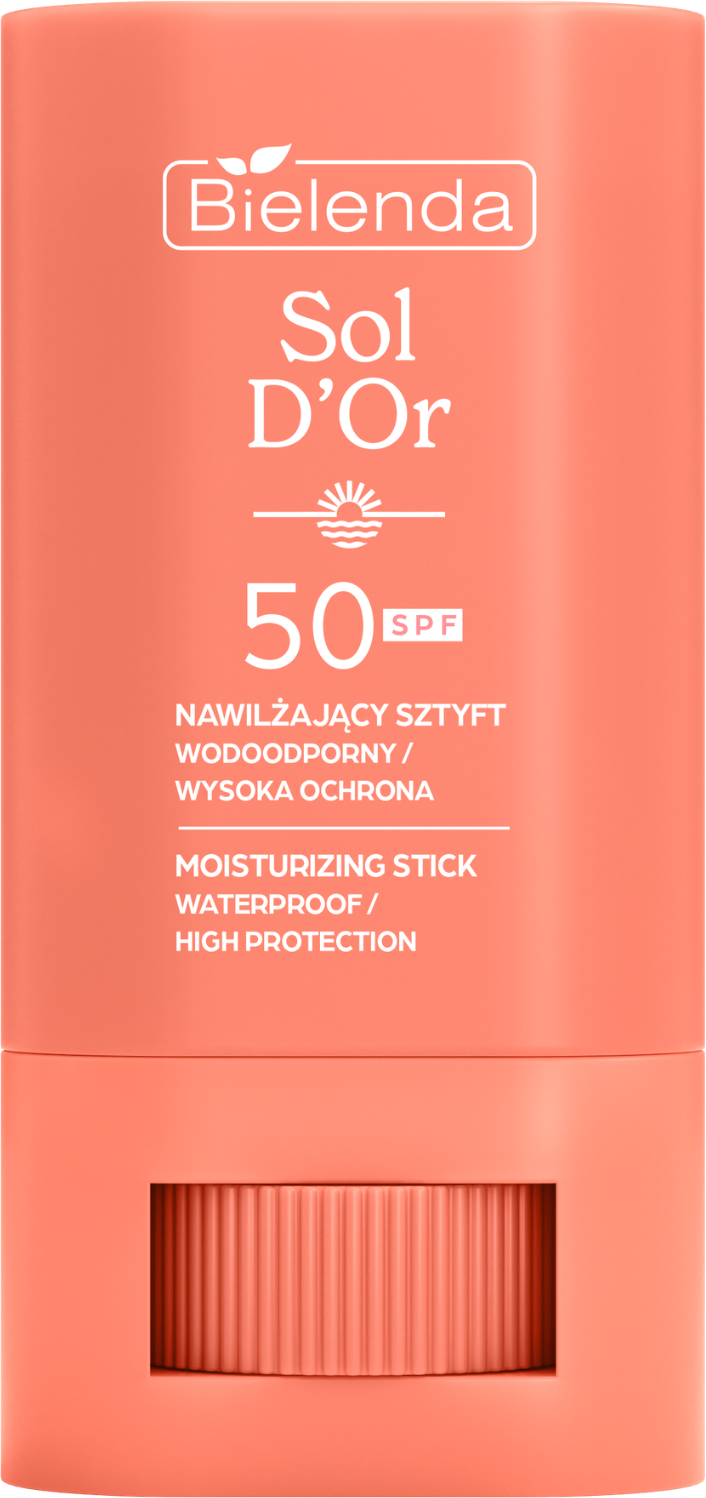Bielenda Sol d'Or Voděodolný krém v tyčince s SPF 50 18 g