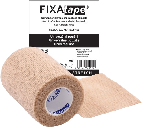 FixAtape STRETCH 7.5cmx450cm samofixační obinadlo