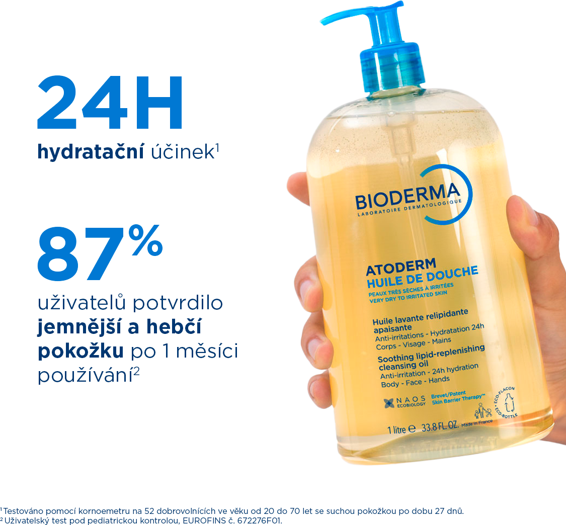 Bioderma Atoderm Sprchový olej 200 ml