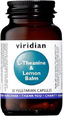 Viridian L-Theanine & Lemon Balm 30 kapslí
