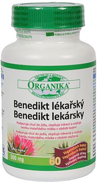 Organika Benedikt lékařský 500 mg 60 kapslí