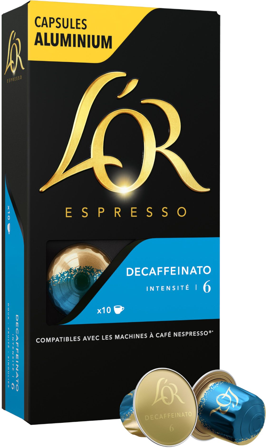 L'or Espresso Decaffeinato kapsle pro Nespresso®* kávovary 10 kapslí