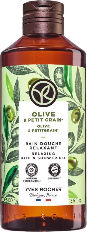 Yves Rocher Sprchový gel Oliva & Petit grain 400 ml