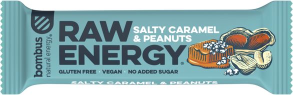 Bombus Raw energy salty caramel & peanuts 50 g