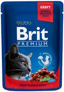 Brit Premium Cat kapsička Beef Stew & Peas 100 g