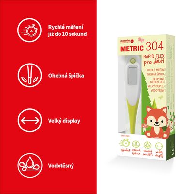 Cemio Metric 304 Rapid Flex Digitální teploměr dětský