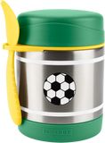 Skip Hop Spark Style Termoska na jídlo se lžičkou/vidličkou Fotbal, 3r+ 325 ml