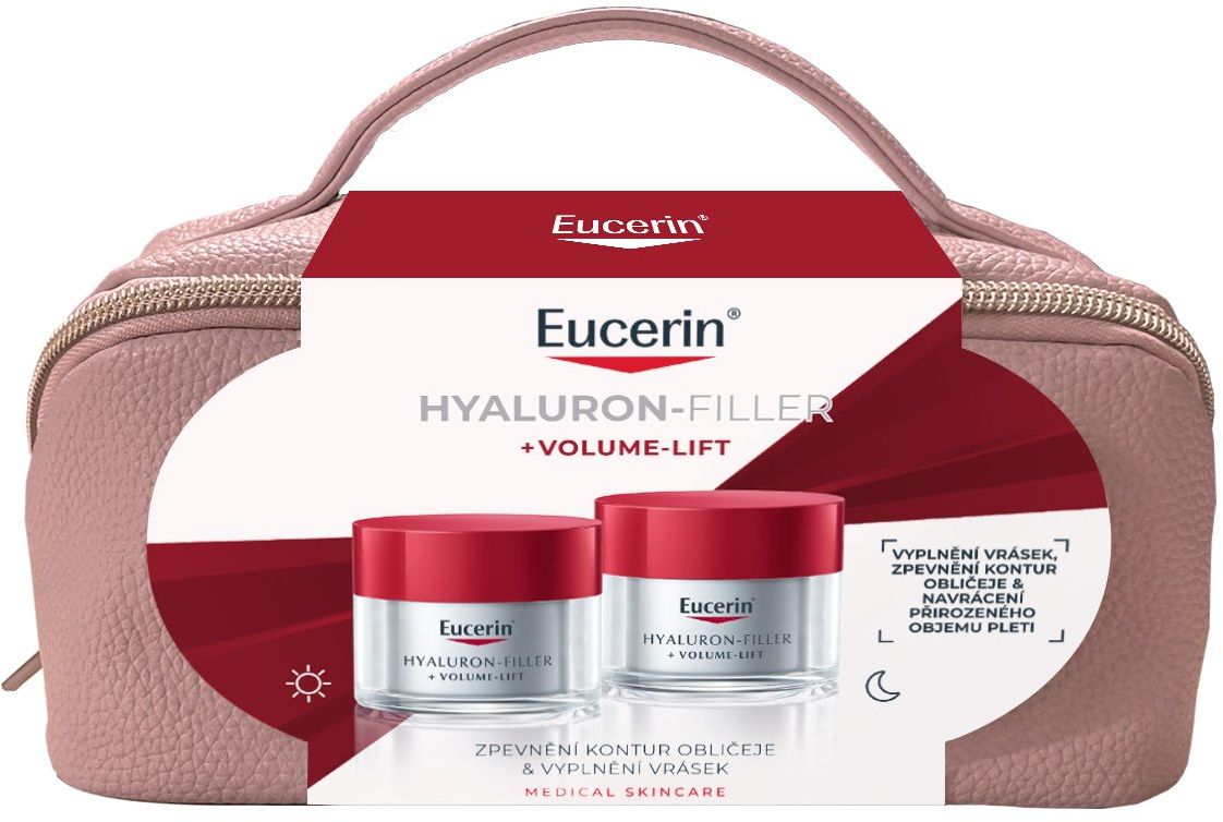 Eucerin Hyaluron Filler+Volume Lift vánoční balení 2 x 50 ml