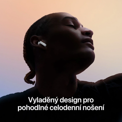 Apple AirPods 4 s aktivním potlačením hluku bezdrátová sluchátka (2024) bílá