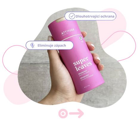 ATTITUDE, deodorant, pocení, podpaží
