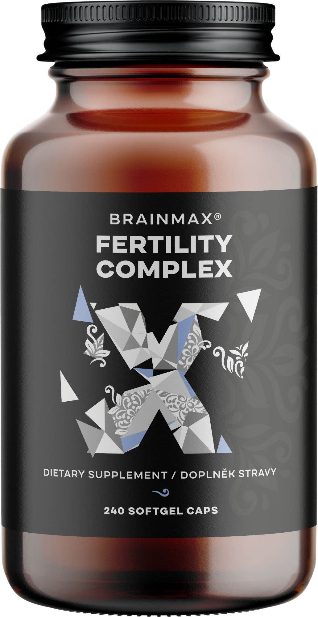 BrainMax Grass-Fed Fertility complex, podpora plodnosti 240 kapslí