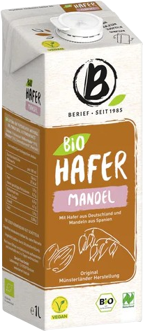 Berief Nápoj ovesno-mandlový BIO 1 l