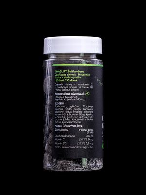 Swaglift Cordyceps gummies s příchutí jablka 60 ks