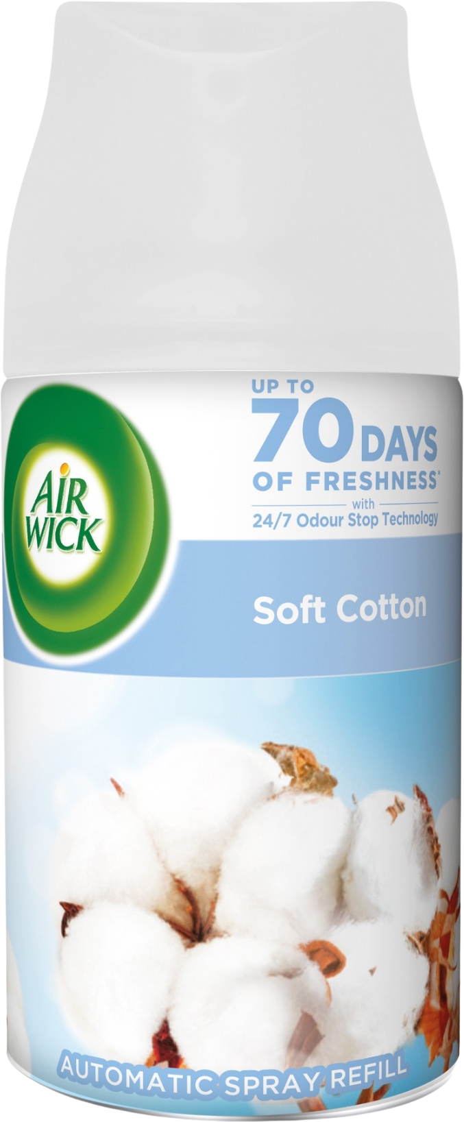 Airwick Náplň do automatického difuzéru Freshmatic Jemná bavlna 250 ml