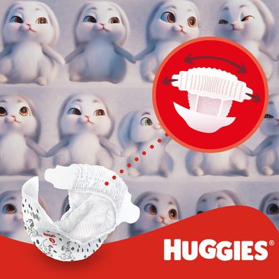 Huggies® Little Movers plenky 4 (7-18 kg) 66 ks