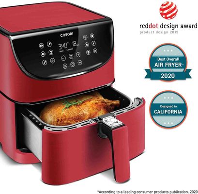 Cosori Horkovzdušná digitální fritéza červená CP158-AF Premium