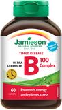 Jamieson B-komplex 100 mg s postupným uvolňováním 60 tablet