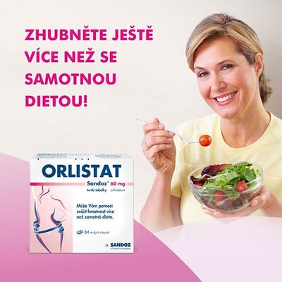 Orlistat SANDOZ® 60 mg, 84 tobolek