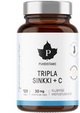Puhdistamo Triple Zinc + Vitamin C 120 kapslí