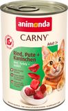 Animonda Konzerva Carny Adult hovězí a králík 400 g