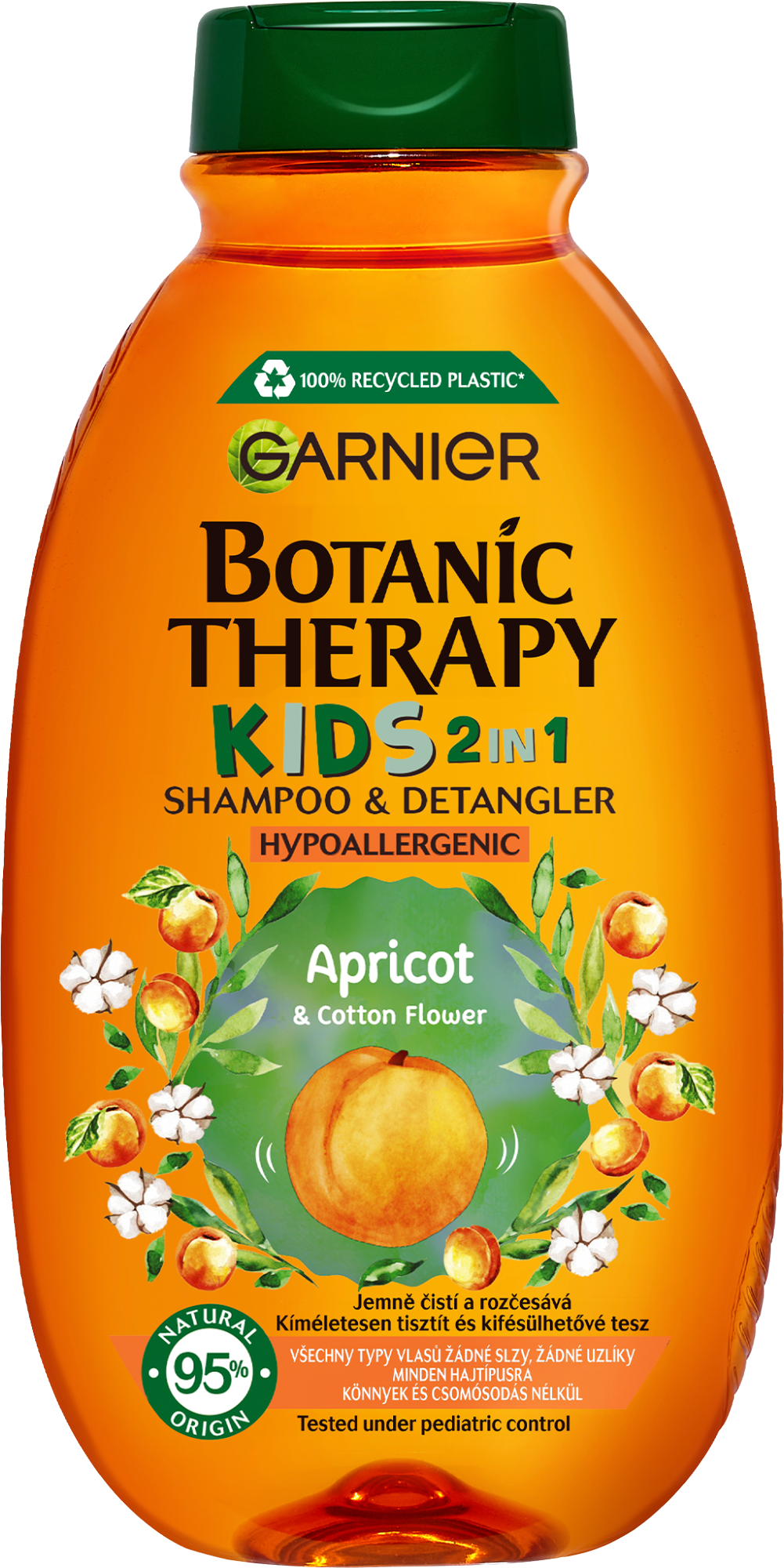 Garnier Botanic Therapy Kids 2v1 šampon & kondicionér, meruňka a květ bavlny 400 ml