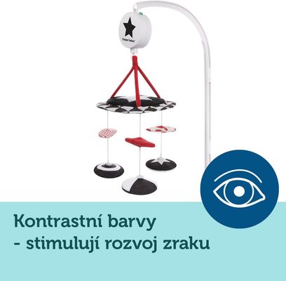 Canpol babies Kontrastní plyšový kolotoč s melodiemi