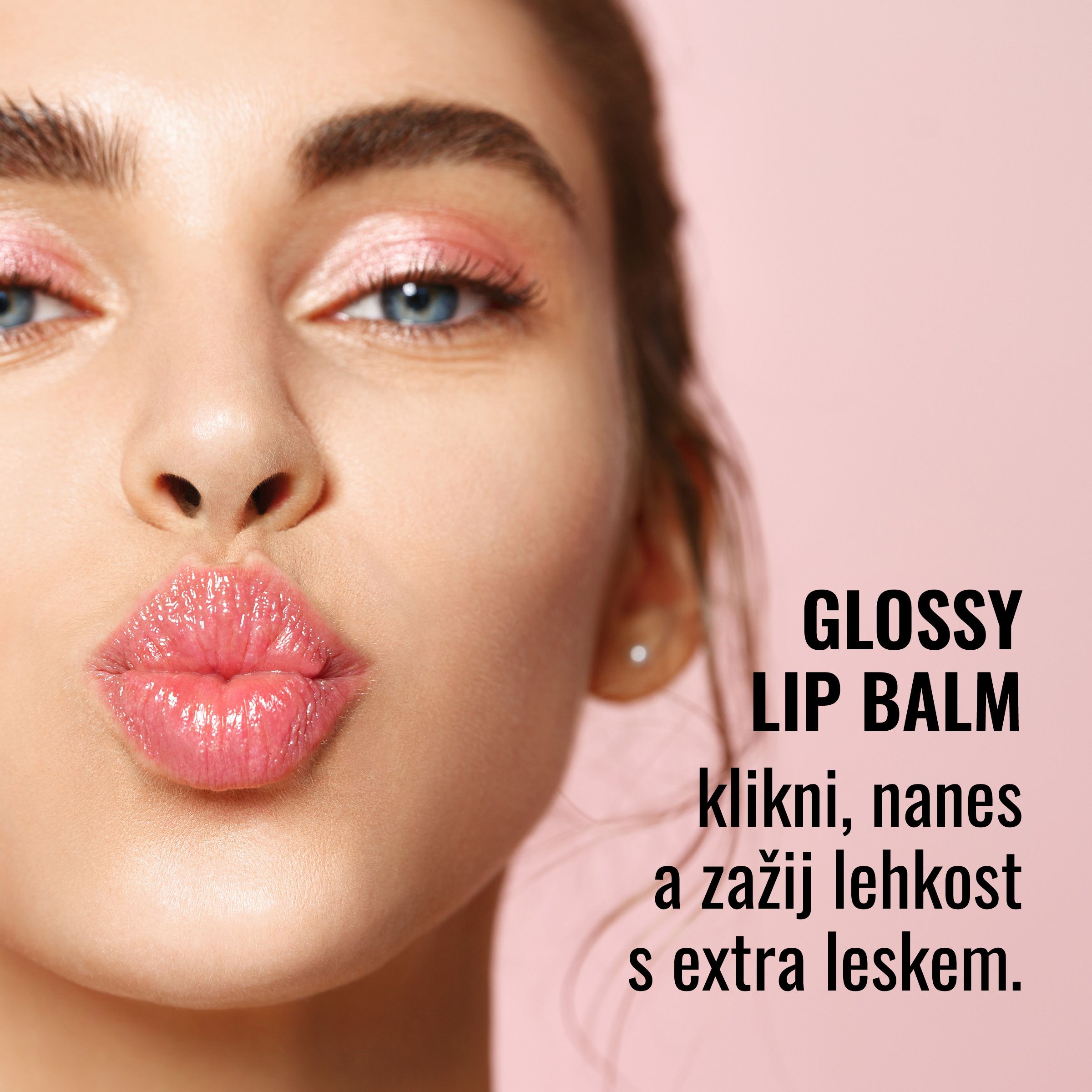 Dermacol Glossy Lip Balm balzám na rty v tyčince 01 vanilla 2.2 g